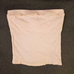 GUESS Adorable baby pink stretchy tube top with lace lining and bralette